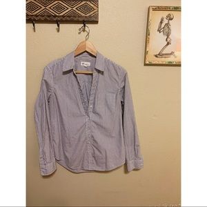 Gap “Perfect Shirt” Striped Poplin